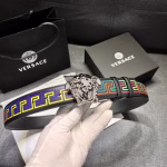 VERSACE 4.0cm Full Steel Buckle Reversible Belt - Image 9