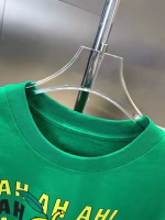 Gucci cartoon smiling face pear character letter print trendy pure cotton crewneck T-shirt - Image 10