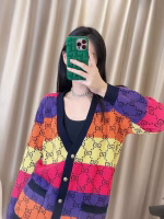 Gucci Knitted Long Cardigan That Can Be Paired with Shorts - Image 5