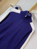 GUCCI Patchwork Knitted Zip-Up Jacket - Image 5