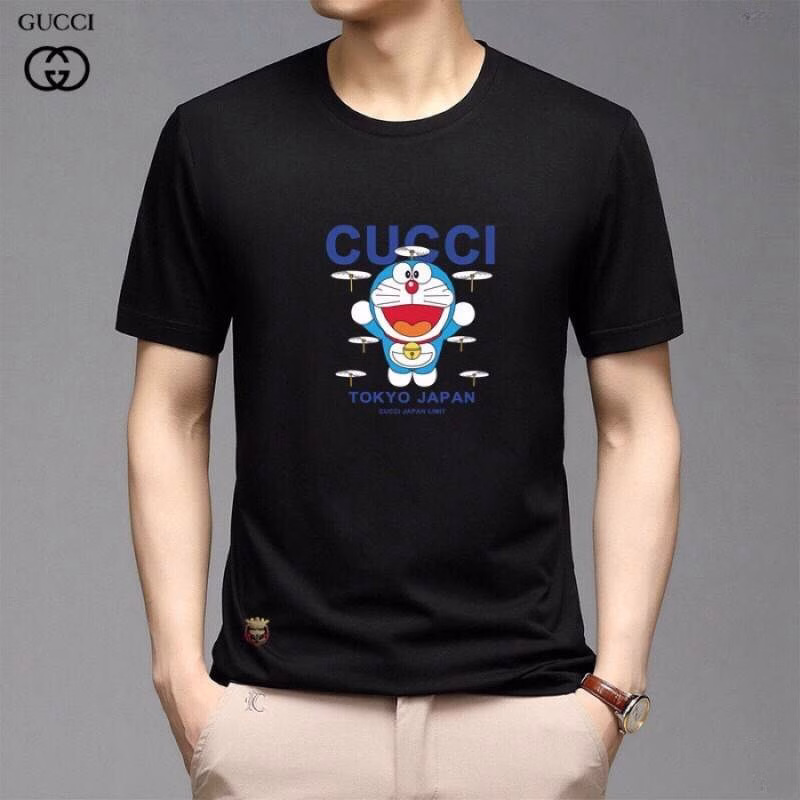 4 Gucci 2022 Latest Summer Men's Short-Sleeve Crew Neck T-Shirt - Image 1