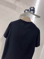 Loewe 2025 New Embroidered Beaded Gold Powder T-Shirt - Image 5