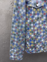LOUIS VUITTON Colorful Plaid Denim Jacket - Image 11