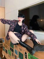 Louis Vuitton Classic Monogram Wavy Pattern Printed Hooded Jacket and Shorts Casual Set - Image 9