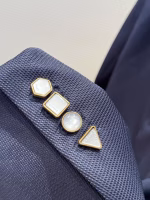 Louis Vuitton Pocket Embroidered Wool Blend Suit Jacket - Image 5