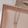 925 sterling silver material, hand-inlaid diamond craftsmanship, all-round polishing