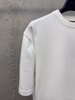 Louis Vuitton Rhinestone-Embellished Letter Knitted Short-Sleeve Top - Image 7