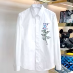 Louis Vuitton (LV) 2022 New Men's Business Casual Long-Sleeve Shirt