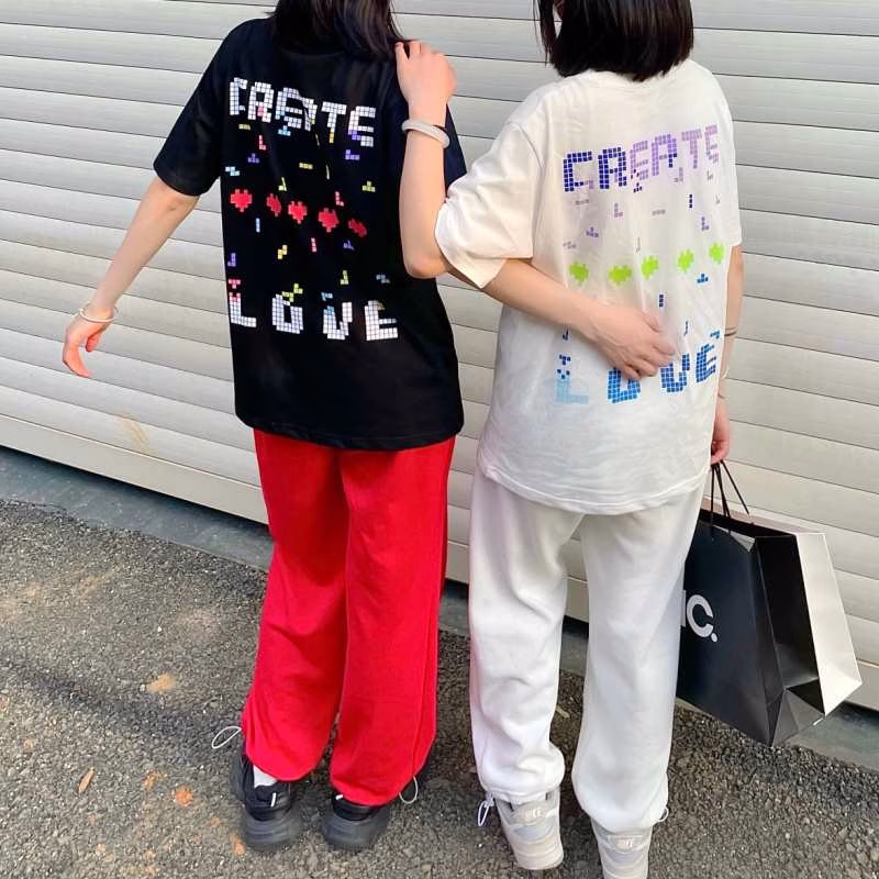 4 Li-Ning (China) Tetris Couple's Short-Sleeve T-Shirt - Image 1