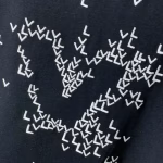 LV 2022 Summer Monogram Small Letter Pattern Printed Short-Sleeve Pure Cotton Couple T-Shirt (Unisex) - Image 9