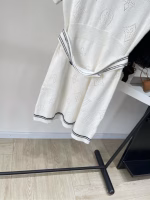 LV White Clover Polo Short-Sleeve Dress - Image 9