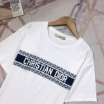 Dior casual solid-color printed T-shirt - Image 5