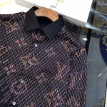 LV Louis Vuitton 2022 Early Spring New Men's Original Quality Casual Long-Sleeve Shirt - Image 9