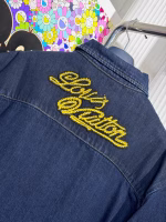 LV Louis Vuitton 2025 Rope Signature Letter Embroidered Short-Sleeve Shirt - Image 5