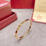 𝐂𝐚𝐫𝐭𝐢𝐞𝐫•Cartier Classic Narrow Diamond-free 𝐋𝐨𝐯𝐞 Bracelet - Image 6