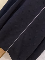 LV Louis Vuitton Embossed Jacquard Stand-Collar Knit Sweater - Image 7