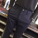 2022 Spring/Summer New Fendi Original Slim Fit Casual Trousers - Image 10