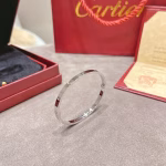 𝐂𝐚𝐫𝐭𝐢𝐞𝐫•Cartier Classic Narrow Diamond-free 𝐋𝐨𝐯𝐞 Bracelet - Image 8