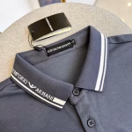 Armani 2025 Spring/Summer New Arrival Business Casual Polo Short-Sleeve T-Shirt - Image 5