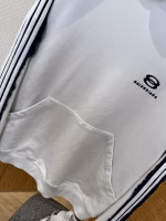 BALENCIAGA Logo Stripe Hoodie - Image 5
