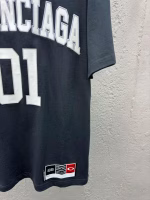 Balenciaga Number 10 Jersey Embroidered Short-Sleeve T-Shirt - Image 2