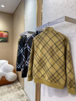 BBR Burberry Check Stand-Collar Jacket Coat - Image 2