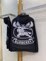 BBR Burberry Knight Print Hooded Zip Jacket - Image 2