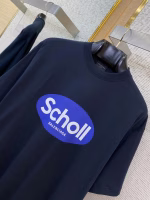 BLCG Balenciaga Shuangjian Print Crew Neck Short-Sleeve T-Shirt - Image 8