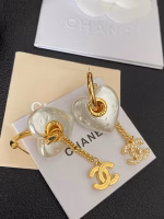 Chanel vintage letter earrings - Image 4