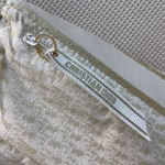 Dior Spring/Summer CD Limited Edition Gold Custom-Woven Taffeta Trousers - Image 2