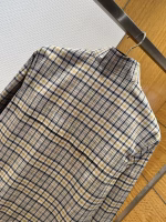 DIOR Checkered Stand-Collar Embroidered Long-Sleeve Coat - Image 6