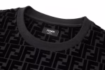 Fendi Classic Flocked Piqué Sweatshirt - Image 4