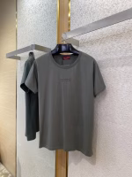 GUCCI Embroidered Logo Crew Neck Short-Sleeve T-Shirt - Image 2