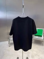 Gucci cartoon smiling face pear character letter print trendy pure cotton crewneck T-shirt - Image 2