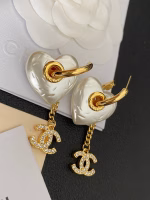 Chanel vintage letter earrings - Image 5