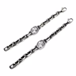 Sterling Silver Interlocking Double G Thick Bracelet, Valentine's Day Bestselling Bracelet - Image 8