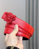 VERSACE Full-Print Embossed Belt - Image 8