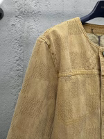 LOUIS VUITTON Vintage Checkerboard Denim Jacket - Image 2