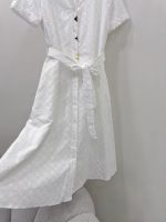 Louis Vuitton 2025 New White Solid Color Series Dress - Image 2