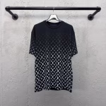 LOUIS VUITTON All-over Print with Gradient Print Short-Sleeve T-shirt
