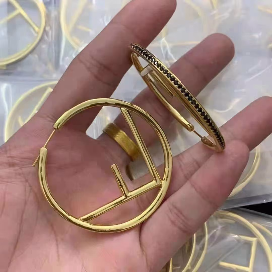 5 FENDI earrings, Fendi earrings, high-end custom-made - Image 1