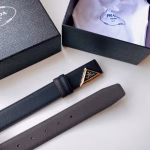 Original Prada Triangle Logo Women's Belt