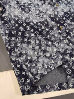 LV Popular Sottfrunk Collection Jacquard Denim Short-Sleeve Shirt - Image 10