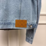 Louis Vuitton 2024 Autumn/Winter New Heavy-Duty Washed Denim Jacket - Image 7