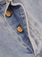 LV Louis Vuitton 2025 Spring/Summer New Washed Denim Straight-Leg Shorts - Image 8