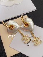 Chanel vintage letter earrings - Image 2