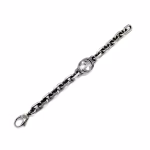 Sterling Silver Interlocking Double G Thick Bracelet, Valentine's Day Bestselling Bracelet - Image 9