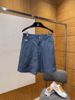 LV Louis Vuitton Sailing Boat Embroidery Port Theme Blue Men's Short-Sleeve Shirt and Shorts Set - Image 11