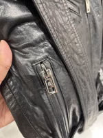 Alexander McQueen Waxed Sheepskin Biker Jacket - Image 9