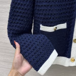 Gucci 2025 Early Autumn Openwork Crocheted Knit Cardigan - Image 10